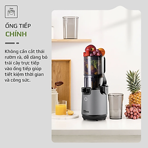 Máy Ép Chậm Olivo SJ196 – Ống Tiếp Nguyên Liệu Lớn 13cm – Động Cơ AC Cao Cấp