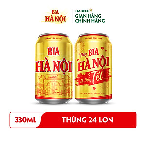 Combo 2 Thùng Bia Hà Nội phiên bản Tết 2026 - Thùng 24 lon 330ml