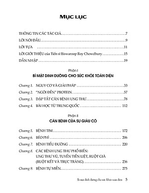 Bí mật dinh dưỡng cho sức khoẻ toàn diện (TB)