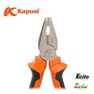 Kìm điện Kapusi Japan kích cỡ 7 inch chính hãng chất liệu thép CRV k8022