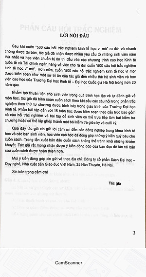 500 câu hỏi trắc nghiệm kinh tế học vĩ mô (Dành cho các trường Đại học, Cao đẳng khối kinh tế)