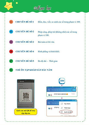 Bộ ÔN HÈ Lớp 1 (Toán + Tiếng Việt) - Dành cho học sinh lớp 1 lên lớp 2 - Theo chương trình SGK mới nhất