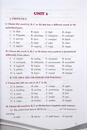 700 Bài Tập Tiếng Anh Lớp 7 (Theo Chương Trình Giáo Dục Phổ Thông Mới)