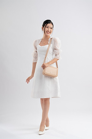 Túi Yuumy ( Thời trang nữ thiết kế tối giản hiện đại size 22 - Túi đeo chéo da Seasand YN221 )