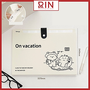 File đựng tài liệu A4 / Túi tài liệu A4 -8 ngăn lưu trữ tài liệu