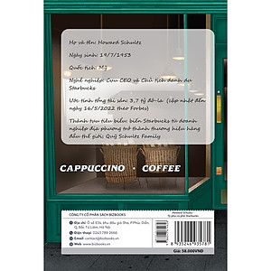 Howard Schultz: Tỷ phú cà phê Starbucks - Bộ sách ươm mầm tỷ phú nhí Bizbooks