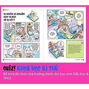 Sách Quiz! Khoa Học Kì Thú: Bệnh Tật Vi Khuẩn
