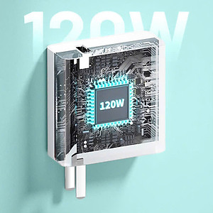 Củ sạc nhanh 120W LI-TOP AC12, chứng nhận 3C tiêu chuẩn quốc gia, bảo hành hàng chính hãng 12 tháng, được dùng thử 30 ngày
