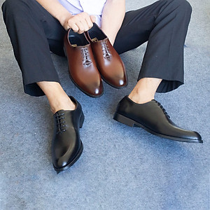 Giày da nam, giày oxford công sở Bụi Leather G102 - Da bò Nappa cao cấp - Bảo hành 12 tháng