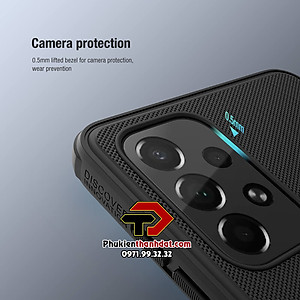 Ốp lưng chống sốc dành cho SamSung Galaxy A73 5G chính hãng Nillkin dạng sần - Hàng chính hãng