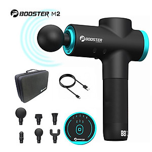 Súng massage Booster M2 cảm ứng thông minh 6 đầu cắm