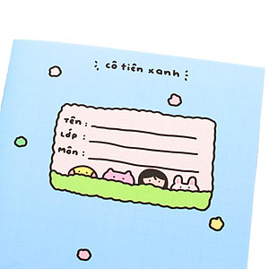 Tập Học Sinh Cô Tiên Xanh - Miền Nam - 4 Ô Ly - 96 Trang 100gsm - The Sun - Bánh Mì