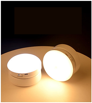 Đèn LED cảm ứng, cảm biến thông minh không dây, Pin sạc, nhận diện người có nam châm gắn tường xoay 360 độ làm đèn học, cho phòng ngủ, nhà vệ sinh, cho tủ quần áo, cầu thang, ban công, hành lang - MH2011