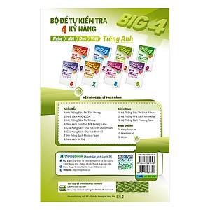 Combo Big 4 Bộ Đề Tự Kiểm Tra 4 Kỹ Năng Nghe - Nói - Đọc - Viết (Cơ Bản Và Nâng Cao) Tiếng Anh Lớp 8 (2 Tập)