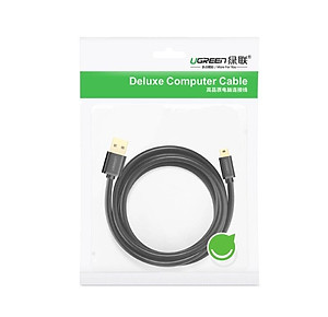 Ugreen UG10353US132TK 0.25M màu Đen Cáp sạc truyền dữ liệu USB 2.0 sang MINI USB đầu mạ vàng - HÀNG CHÍNH HÃNG