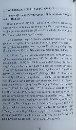 Bình luận Bộ luật Hình sự năm 2015 (Phần hai-Các tội phạm), Chương XVIII, Mục 3: xâm pham trật tự quản lý kinh tế