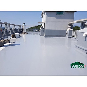 [18 Kg] Keo Sơn Chống Thấm Sàn TAIKO NITTON (Gốc Acrylic) -  Chống Thấm Lộ Thiên, Sàn Mái, Máng Xối, Ban Công, Lô Gia Tặng Kèm Vải Kết Cấu/Hiệu Quả Hơn Khi Pha Xi Măng