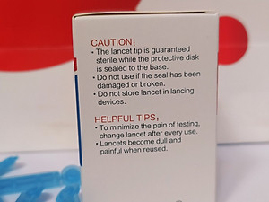 Kim Chích Máu Sinodraw Máy Đo Đường Huyết Sinocare ( 50 kim)