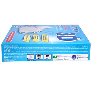 Bộ 3 Hộp Khẩu trang Mayan 3D Người lớn (Hộp 10 chiếc)