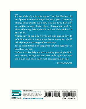NHÀN ĐÀM GIÁO DỤC - Từ Trải Nghiệm Riêng - Phan Chánh Dưỡng (bìa mềm)