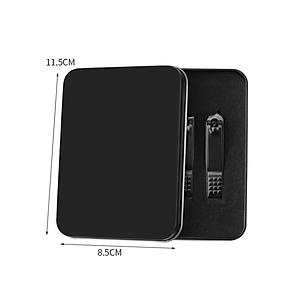 Bộ 3 Cái Bấm Móng Tay, Kìm Cắt Móng Tay Và Móng Chân Siêu Sắc Bằng Thép Không Gỉ Kèm Hộp Kim Loại