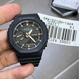 Đồng hồ nữ Casio G-Shock GMA-S2100-1ADR size nhỏ lõi Carbon | GMA-S2100-1A nữ