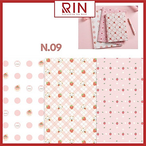 Giấy bọc sách vở / Giấy gói quà / giấy bao tập / giấy bao vở học sinh, sinh viên size A4, B5, A5 cao cấp – 24 cuốn