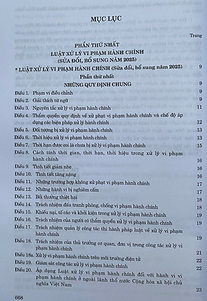 Luật Xử Lý Vi Phạm Hành Chính ( Sửa Đổi, Bổ Sung Năm 2025) Và Các Văn Bản Hướng Dẫn Thi Hành