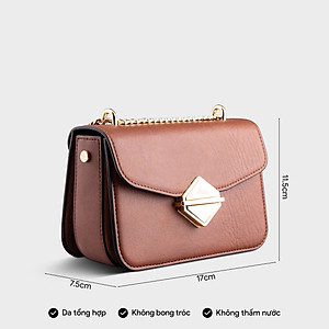 Túi Lata ( Thời trang nữ đi chơi size 17 - Túi đeo chéo da HN97 )