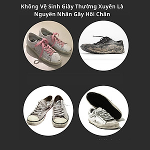 Chai xịt bọt tuyết vệ sinh giày dép tẩy trắng Snoker - Hàng chính hãng