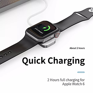 Dock đế sạc nhanh không dây magnetic 2.5W chuẩn MFI cho Apple Watch series 1 / 2 / 3 / 4 / 5 / 6 / 7 / 8 / SE / Watch Ultra 49mm sạc cổng ligning hiệu WIWU M16 sạc được tất cả phiên bản cho Apple Watch, chip sạc thông minh - Hàng nhập khẩu