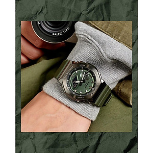 Đồng Hồ Nam Dây Nhựa Casio G-Shock GM-2100B-3ADR Chính Hãng - GM-2100B-3A Mặt Kim Loại