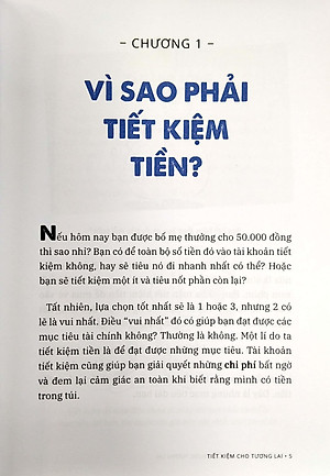 Sách Hiểu Về Tài Chính, Vững Bước Tương Lai - Tiết Kiệm Cho Tương Lai
