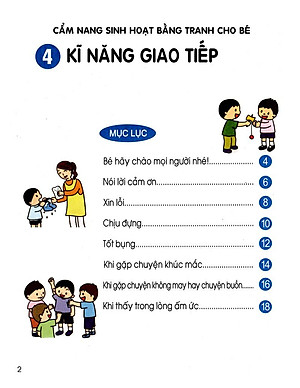Cẩm Nang Sinh Hoạt Bằng Tranh Cho Bé Tập 4: Kĩ Năng Giao Tiếp (Tái Bản 2019)