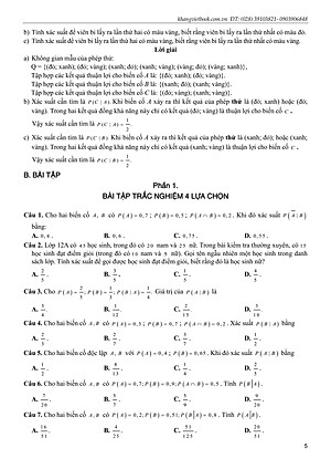 Sách - Tuyển Tập 3 Chủ Đề Hay Và Khó- Xác Xuất Có Điều Kiện- Một Số Yếu Tố Của Lý Thuyết Đồ Thị