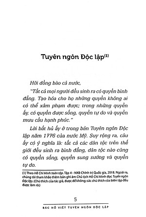 Sách Bác Hồ Viết Tuyên Ngôn Độc Lập