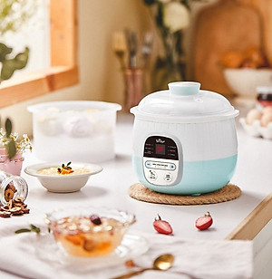 Nồi Nấu Cháo, Nấu Chậm Bear SUBE001 0,8L - Hàng chính hãng