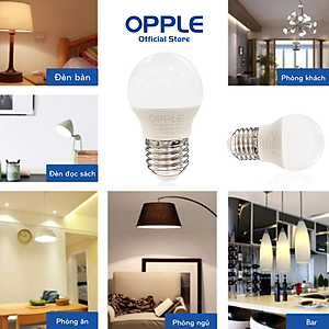 Bóng Đèn OPPLE LED Bulb Eco Save G45 E27 3W Ánh Sáng Trắng 6500K - Sáng Hơn Theo Cách Tiết Kiệm Hơn