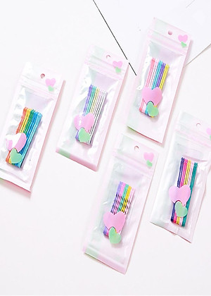 Combo 2 set 20 cái kẹp tăm màu sắc (màu ngẫu nhiên)