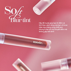 Son Kem Mịn Lì Nhẹ Như Nhung Blur Mude Soft Blur Tint (3g)
