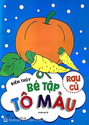 Sách Bé Tập Tô Màu - Rau Củ (Tái Bản)