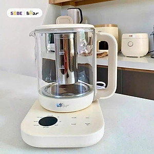 Ấm điện siêu tốc thủy tinh kiêm bình pha trà SB-PT15K dung tích 1.5 lít công suất 1000W- Hàng chính hãng