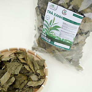 Lá trà xanh sấy khô Goce - Công nghệ sấy lạnh cao cấp - Hộp 100g