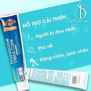 1 Tuýp Provaricose veins care - Hỗ trợ cải thiện giãn tĩnh mạch, viêm khớp cấp và mãn tính, vết bầm do tác động cơ học - Earthlyglow (65gram)