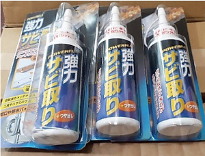 Combo 01 Chai tẩy gỉ sét các vật dụng kim loại 140gr + 01 Set 03 chiếc bàn chải sắt đánh bóng kim loại, chà rỉ sét Echo - Hàng nội địa Nhật Bản