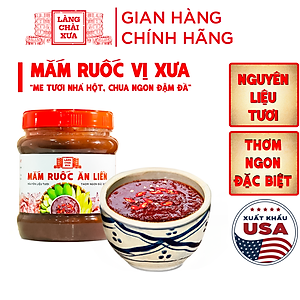 Mắm ruốc ăn liền (ăn thấy me tươi có hột chua chua rất ngon) nguyên liệu tươi thơm ngon đặc biệt Làng Chài Xưa 400g