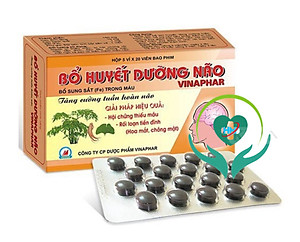 Viên uống Bổ Huyết dưỡng não Vinapharco, hộp 100v