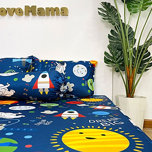 Ga chống thấm thun Lụa loại 1 chính hãng LoveMama không nóng, mềm mại thoáng mát