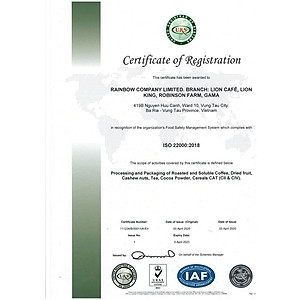 Cà phê xanh phin giấy LIONKING 15g * 10 gói