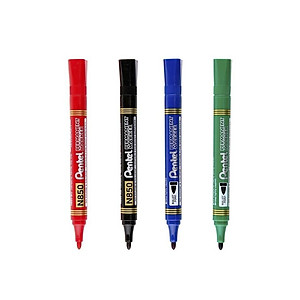Bút dạ dầu Pentel N850 mực nhanh khô không nhoè khi thấm nước viết được trên nhiều chất liệu